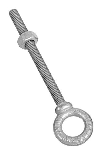 National Hardware 3/8 in. X 4-1/2 in. L Galvanized Forged Steel Eyebolt Nut Included – Wire & Cable Products | City Lumber | Your One Stop Shop Hardware, Building Supplies & Tools in Texas San Angelo, Texas