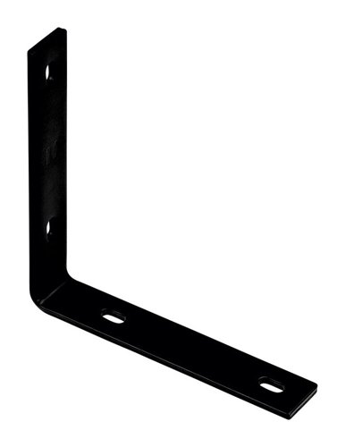 National Hardware 8.25 in. H X 1.5 in. W X 0.25 in. D Black Carbon Steel Inside/Outside Corner Brace – Strapping & Bracing | City Lumber | Your One Stop Shop Hardware, Building Supplies & Tools in Texas San Angelo, Texas