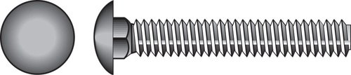HILLMAN 1/2 in. X 1-1/2 in. L Zinc-Plated Steel Carriage Bolt 50 pk
