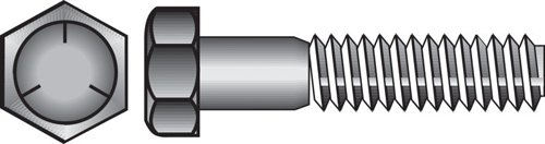 HILLMAN 1/4 in. D X 1-1/2 in. L Heat Treated Zinc Steel Hex Head Cap Screw 100 pk