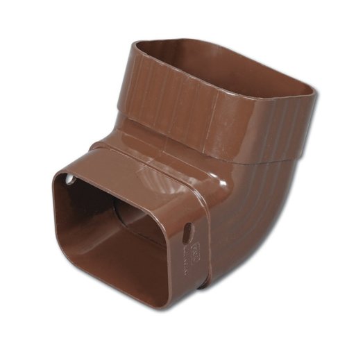 Amerimax 4.25 in. H X 3.25 in. W X 4.25 in. L Brown Vinyl K Gutter Elbow