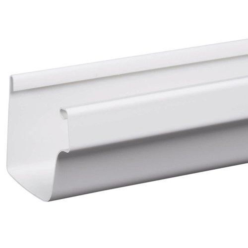 Amerimax 4.5 in. H X 5 in. W X 120 in. L White Vinyl K Gutter