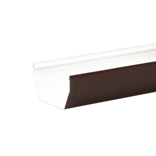 Amerimax 5 in. H X 5 in. W X 120 in. L Brown Vinyl U Gutter