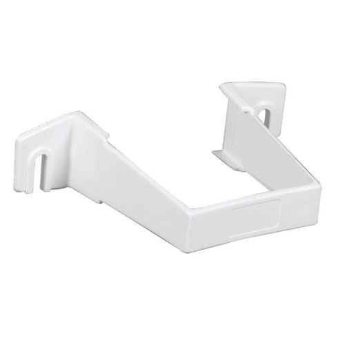 Amerimax 1 in. H X 3.3 in. W X 4.3 in. L White Vinyl U Downspout Bracket