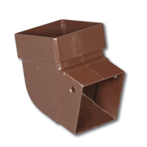 Amerimax 3.88 in. H X 3.63 in. W X 3.63 in. L Brown Vinyl U Gutter Elbow