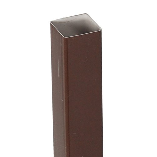 Amerimax 2 in. H X 2 in. W X 120 in. L Brown Vinyl U Downspout