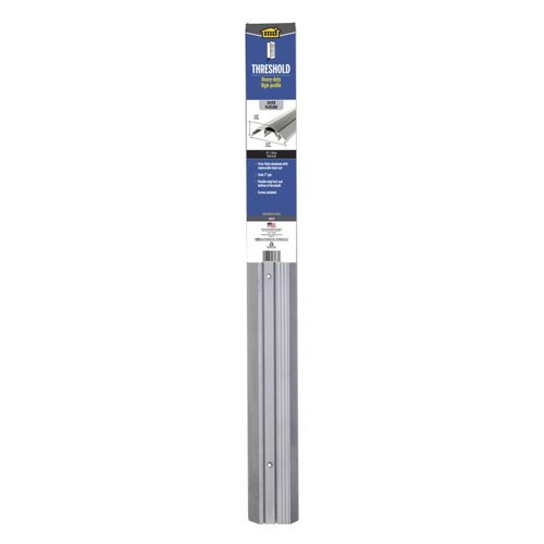 M-D BUILDING PRODUCTS 1.125 in. H X 3.75 in. W X 36 in. L Aluminum Deluxe High Threshold Silver