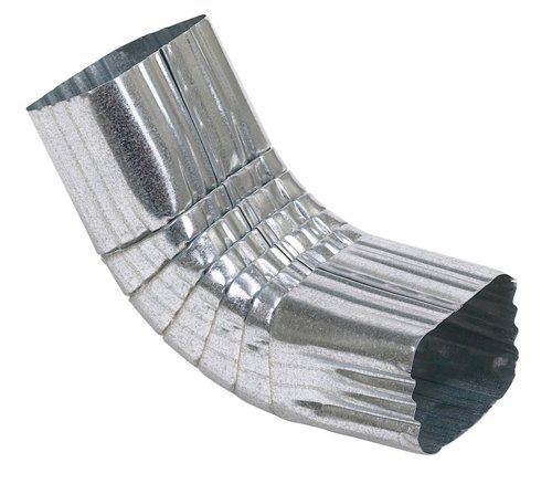 Amerimax 2 in. H X 3 in. W X 9 in. L Metallic Galvanized Steel A Downspout Elbow
