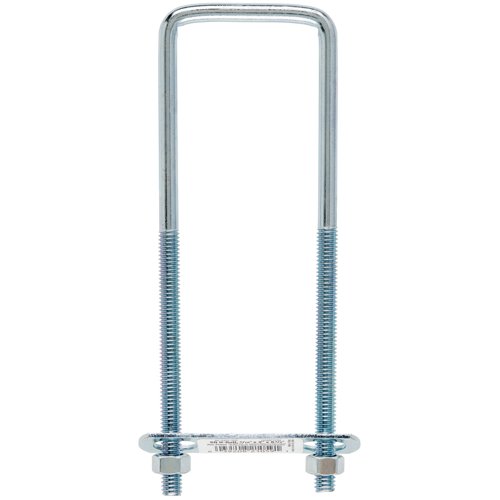 Hampton 5/16 in. X 2 in. W X 6-3/4 in. L Coarse Zinc-Plated Steel Square Bend U Bolt