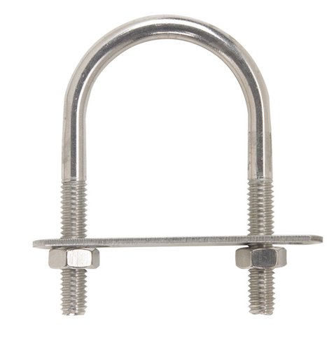 Hampton 5/16 in. X 1-3/4 in. W X 3 in. L Coarse Stainless Steel U-Bolt
