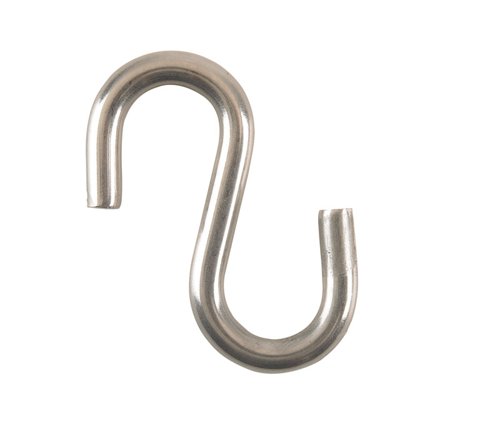 Hampton Small Stainless Steel 3 in. L S-Hook 250 lb 1 pk