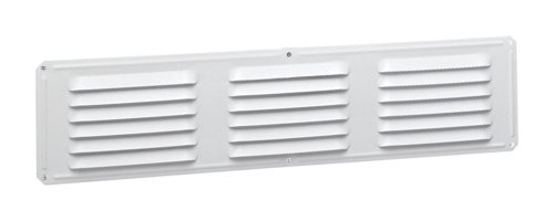 Air Vent 4 in. H X 16 in. L White Aluminum Undereave Vent