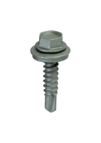 Teks No. 12 X 2 in. L Hex Hex Washer Head Coarse Roofing Screws