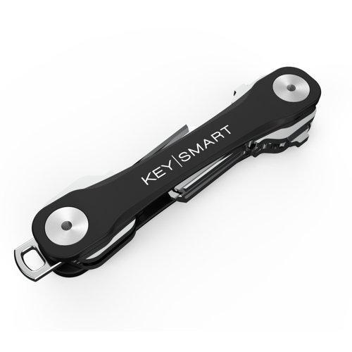KeySmart Flex Stainless Steel Black Multi-Tool Key Holder