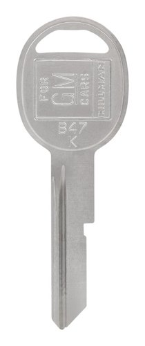 HILLMAN Traditional Key Automotive Key Blank B47 Single For GM