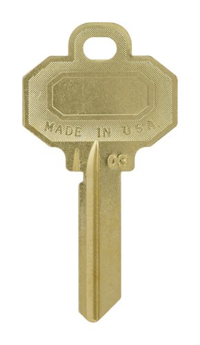 HILLMAN Traditional Key House/Office Universal Key Blank Single