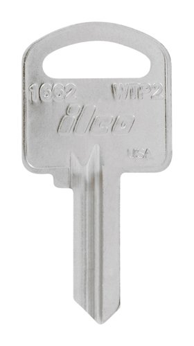 HILLMAN Traditional Key House/Office Key Blank 1662 TP2 Double For Yale Locks