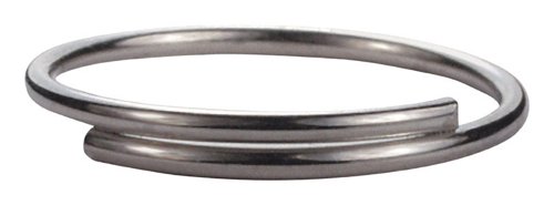 HILLMAN 3/4 in. D Steel Silver Split Key Ring