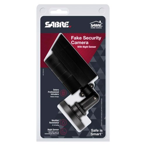 Sabre Black Plastic Fake Security Camera