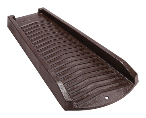 Amerimax 2.5 in. H X 11.5 in. W X 24 in. L Brown Vinyl K Splash Block