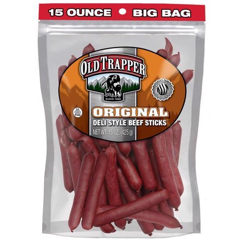 Old Trapper Deli Sticks Original Beef Deli Sticks 15 oz Bagged