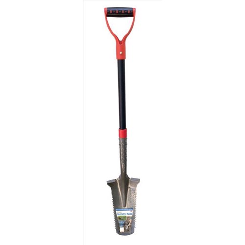 Shovel Saw 45 in. Steel V-Shaped Trenching Shovel Fiberglass Handle