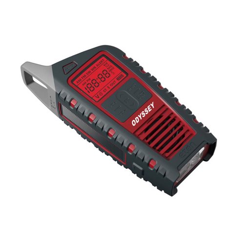 Eton Red Solar Crank Radio Digital Battery Operated