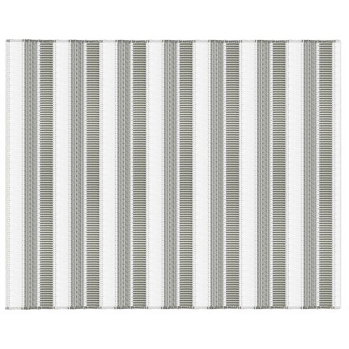 Vivsun Rugs 96 in. W X 120 in. L Neutral Stripe Polyester Accent Rug