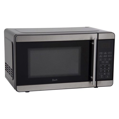 Avanti 0.7 cu ft Black/Silver Microwave 700 W