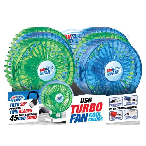 Shawshank LEDz 5.25 in. H Desktop Fan