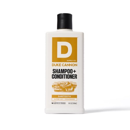 Duke Cannon Sawtooth Alpine Air + Cedarwood Scent Shampoo Plus Conditioner 14 oz 1 pk