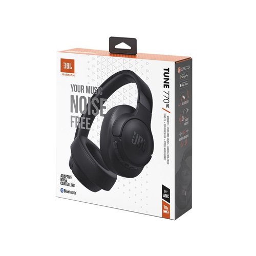JBL Tune 770NC BT Wireless Bluetooth Full Size Over-Ear Headphones 1 pk