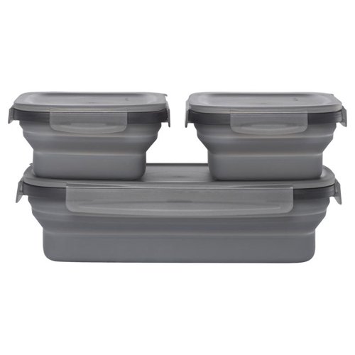 Drip EZ New Secondz Charcoal Food Storage Container Set 3 pk