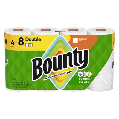 Bounty Paper Towels 50 sheet 2 ply 4 pk