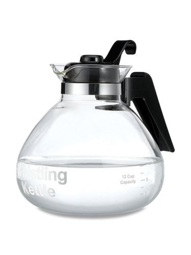 Medelco Clear Glass 3 pt Tea Kettle