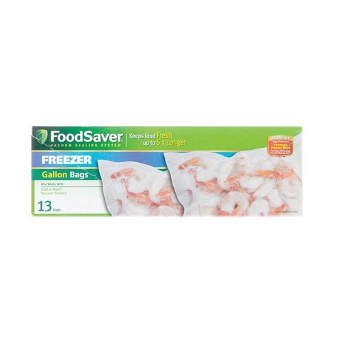 FoodSaver 1 gal Clear Vacuum Freezer Bags 13 pk