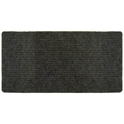 Multy Home Concord 45 ft. L X 26 in. W Charcoal Nonslip Carpet Runner