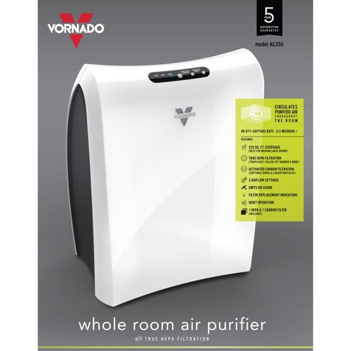 Vornado AC350 HEPA Air Purifier 220 sq ft