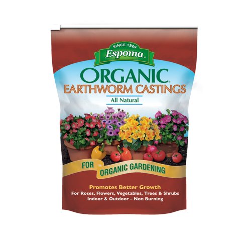 Espoma Earthworm Castings Organic All Purpose Fertilizer 4 qt