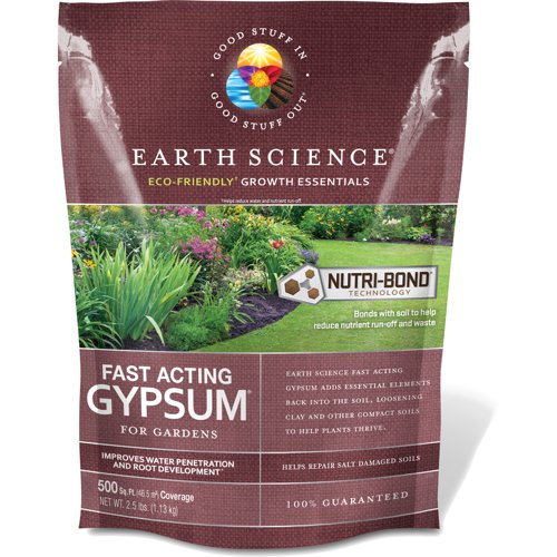 Earth Science Fast Acting Garden Gypsum 500 sq ft 2.5 lb