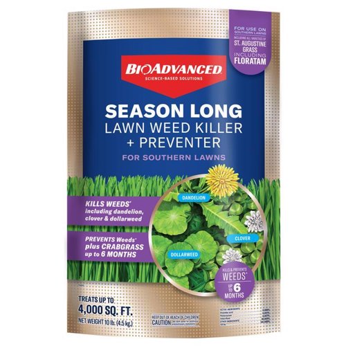 BioAdvanced Season Long Weed Killer + Preventer Granules 10 lb