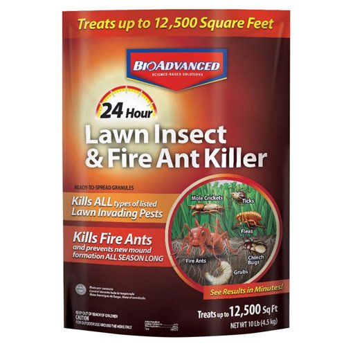 BioAdvanced 24 Hour Lawn Insect and Fire Ant Killer Granules 10 lb