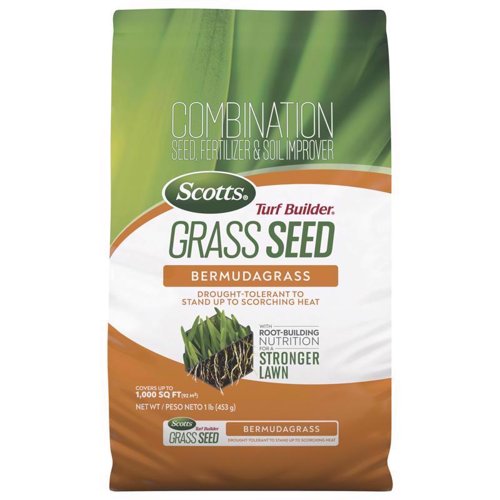 Scotts Turf Builder Bermuda Grass Full Sun Fertilizer/Seed/Soil Improver 1 lb