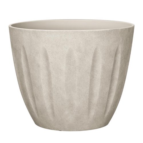 L&G 10 in. H X 12 in. W X 12 in. D X 12 in. D Polyresin Spritzer Planter Sand