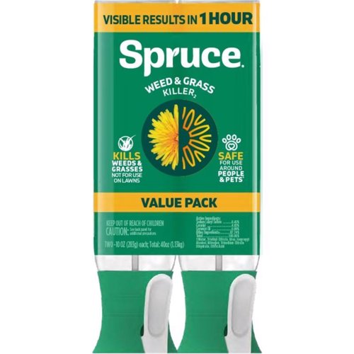 Spruce EZ Aim Twin Pack Weed and Grass Killer RTU Liquid 10 oz