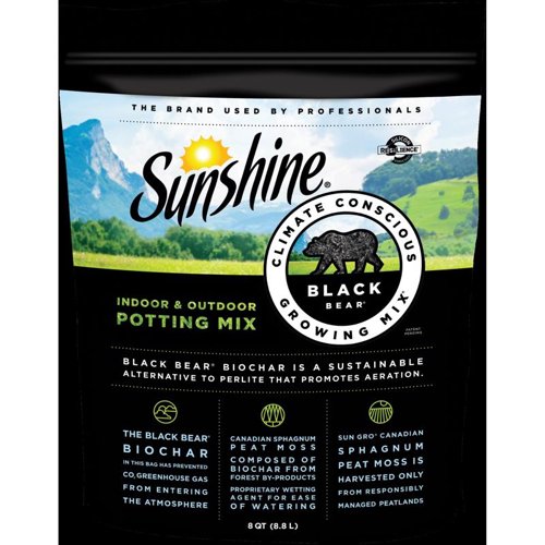 Sunshine Black Bear All Purpose Potting Mix 8 qt