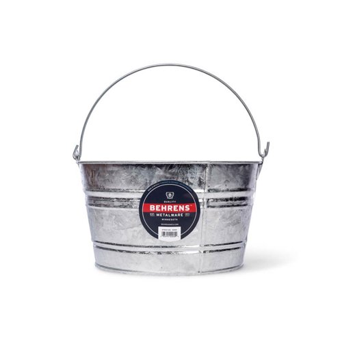 Behrens 4.25 gal Galvanized Pail Silver