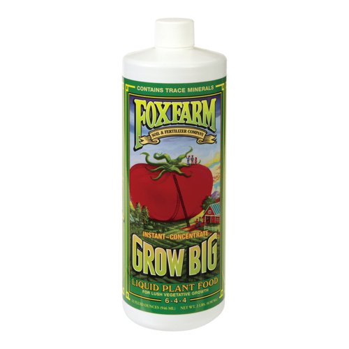 FoxFarm Grow Big Liquid Concentrate Plant Food 1 qt