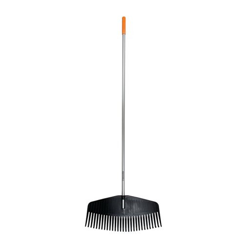 Fiskars 67 in. 29 Tine Poly Leaf Rake Aluminum Handle
