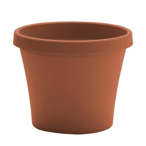 Bloem Terra 14.25 in. H X 11.25 in. W X 17.25 in. D Resin Traditional Planter Terracotta Clay